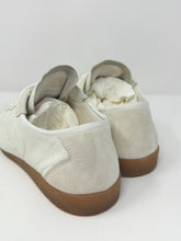 Chanel Shoes, White Calfskin & Suede CC Sneakers (size 36)