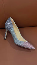 Jimmy Choo Shoes, Romy Glitter-Embellished Pumps (size 38)
