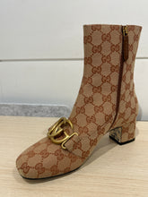 Gucci Shoes, Monogram Malaga GG Victoire 55mm Ankle Boots (size 37)