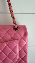 Chanel Bag, 2021 Pink & Yellow Quilted Lambskin Small Classic Double Flap Bag