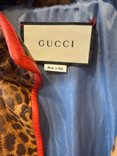 Gucci Spiritismo Embroidered Leopard-Print Leather Jacket