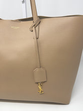 Saint Laurent Bag, Beige Calfskin Leather Shopping Tote