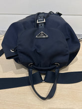 Prada Bag, Navy Nylon Logo Backpack Bag