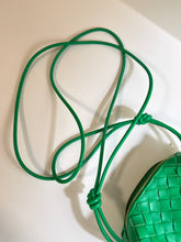 Bottega Veneta Bag, Green Loop Candy Intrecciato Leather Crossbody