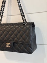 Chanel Bag, 2018 Black Caviar Leather Quilted Medium Double Flap Bag
