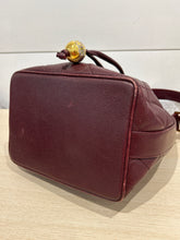 Chanel Bag, Burgundy Caviar Leather Drawstring Bucket Bag