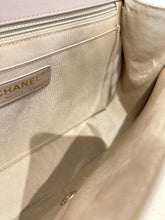 Chanel Bag, Taupe Calfskin Chevron Quilted Medium Statement Flap Bag