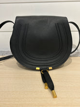 Chloé Bag, Black Medium Marcie Leather Saddle Bag