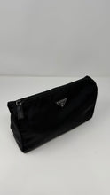 Prada Black Re-Nylon Necessaire Tessuto Nylon Large Pouch