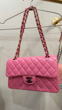 Chanel Bag, 2021 Pink & Yellow Quilted Lambskin Small Classic Double Flap Bag