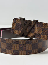 Louis Vuitton Damier Ebene Canvas 40mm LV Initiales Belt