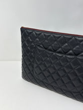 Chanel Bag, 2018 Black Caviar Quilted Large Clutch