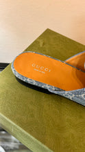 Gucci Shoes, Denim GG Princetown Mules (size 38.5)