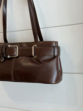 Osoi Bag, Brown Leather Shoulder Brocle Mini Bag