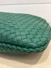 Bottega Veneta Bag, Green Nappa Intrecciato Medium Veneta Hobo