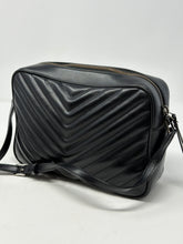 Saint Laurent Bag, Black Calfskin Matelasse Monogram Lou Camera Bag