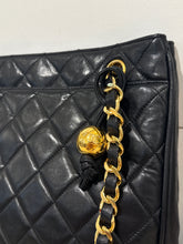 Chanel Bag, Black Lambskin Quilted Vintage Shoulder Bag