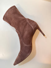 Stuart Weitzman Shoes, Cocoa Suede Sock Boots (size 9.5)