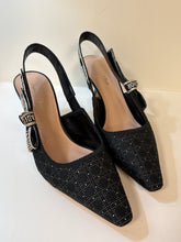 Christian Dior Shoes, Black Dior J'adior Slingback Microcannage Pumps (size 39.5)