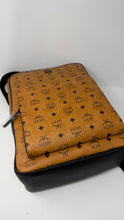 MCM Bag, Cognac Leather Aren Medium Backpack