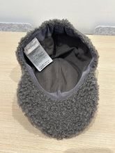 Moncler Grey Faux Fur Baseball Hat