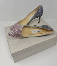 Jimmy Choo Shoes, Romy Glitter-Embellished Pumps (size 38)