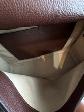 Leo et Violette Bag, Brown Grained Leather Le Daily Soft Laurence Shoulder Bag