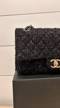 Chanel Bag, Black Sequin & Tweed Medium Double Flap Bag
