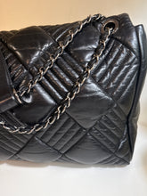 Chanel Bag, Black Lambskin Leather Quilted “In and Out” Maxi Shoulder Bag