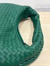Bottega Veneta Bag, Green Nappa Intrecciato Medium Veneta Hobo