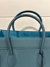 Celine Bag, Ocean Leather Medium Phantom Luggage Tote