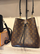 Louis Vuitton Bag, Monogram Canvas & Black Leather NéoNoé MM