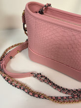 Chanel Bag, Pink Snakeskin Small Gabrielle Hobo Bag
