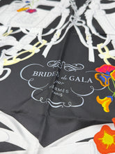 Hermès Brides de Gala Fleuries Silk Scarf 90