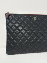 Chanel Bag, 2018 Black Caviar Quilted Large Clutch