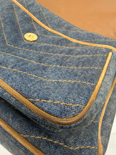 Saint Laurent Bag, Denim Suede Monogram Medium Niki Chain Satchel