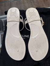 Celine Shoes, White Jelly Bay Sandals (size 40)