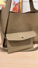 Stella McCartney Bag, Taupe Logo Top Handle Crossbody Tote