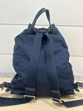 Prada Bag, Navy Nylon Logo Backpack Bag