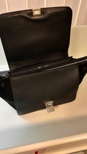Celine Bag, Black Drummed Calfskin & Suede Trapeze Tote