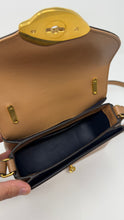 Mulberry Sable High Gloss Leather Small Lana Top Handle
