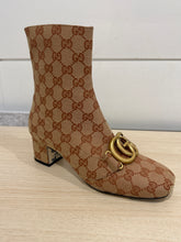 Gucci Shoes, Monogram Malaga GG Victoire 55mm Ankle Boots (size 37)