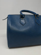 Louis Vuitton Bag, Toledo Blue Epi Leather Speedy 25 Bag