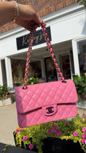 Chanel Bag, 2021 Pink & Yellow Quilted Lambskin Small Classic Double Flap Bag