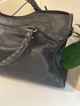 Balenciaga Bag, Grey Lambskin Leather Giant 12 Rose Gold City Bag