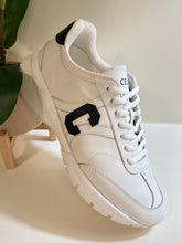 Celine Shoes, White Leather Runner Sneakers (size 38)
