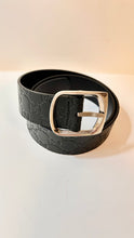 Gucci Black GG Guccissima Leather Belt (size 85)