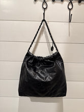 Chanel Bag, 2022 Black on Black Shiny Calfskin Quilted Chanel 22 Hobo Bag