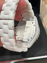 Chanel J12 Chronograph White Ceramic & Stainless Steel with Diamonds