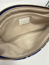Louis Vuitton Bag, Limited Edition Blue & White Jacquard Velvet Monogram Neverfull MM